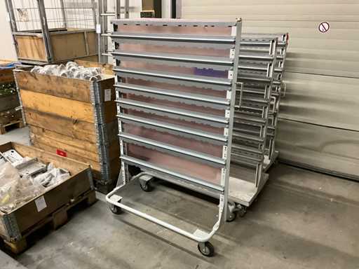 Chariot de transport pour bacs de rangement