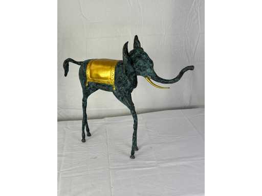 Elefant abstract de bronz