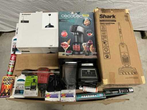 Marchandises de retour de palettes