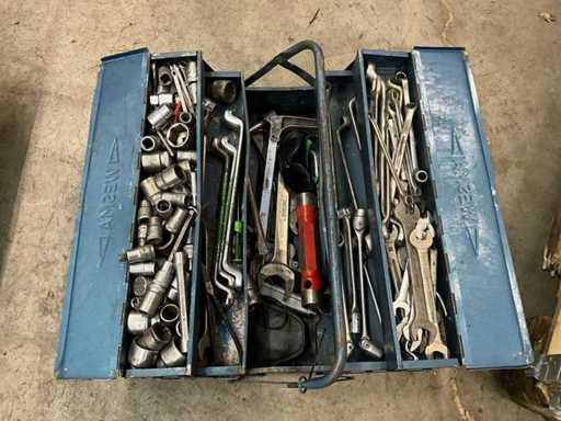 Werkzeugkiste mit Inhalten