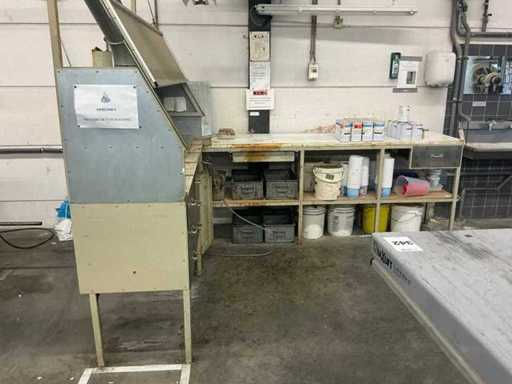 Installation d’angle de table de travail avec extraction 240 cm