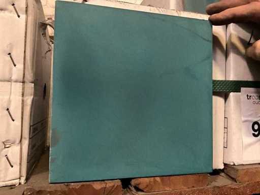 Blue Concrete Floor Tile