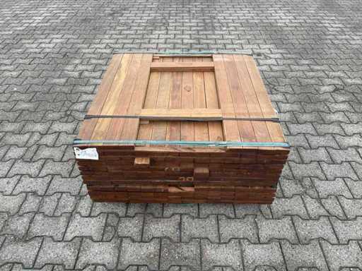 Guyana Ipé Planken Geschaafd 1000x70x25mm (238x)