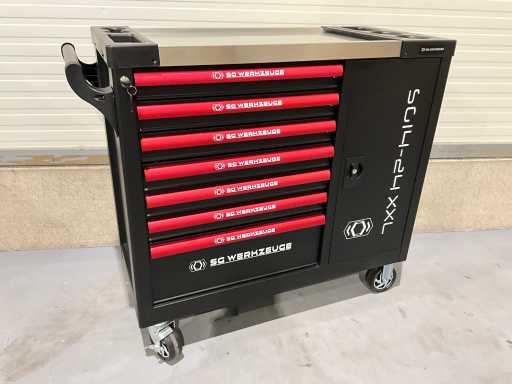 2025 SG Werkzeuge Red Tool Trolley