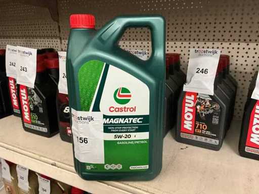 Castrol, capacità 5 litri Olio motore Magnatec 5W-20