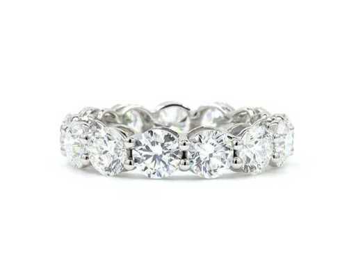 Inel din aur alb de 14 carate cu diamant de 3,04 ct