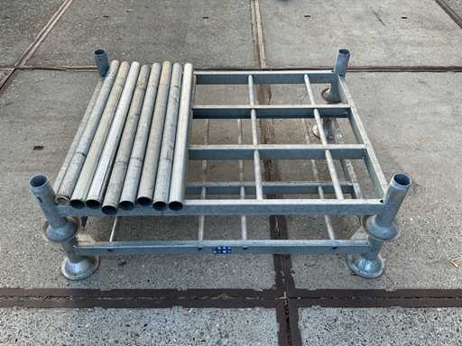 Vertical Storage Racks (2x) 