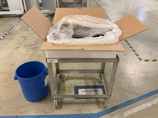 Edelstahlwagen mit serienmäßigen Kupplungsgehäusen