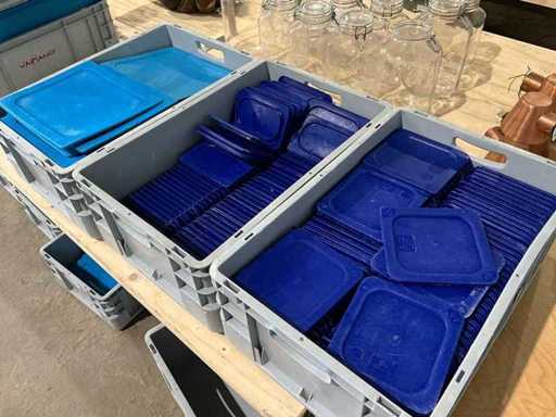 Lotto di coperchi plastici gastronorm