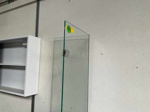 Ecke begehbare Dusche 40x40x200cm ohne Rahmen