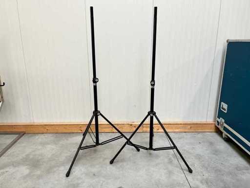 König & Meyer - K&M 214 - Lautsprecher-Stative (2 Stück = 1 Paar im Koffer)