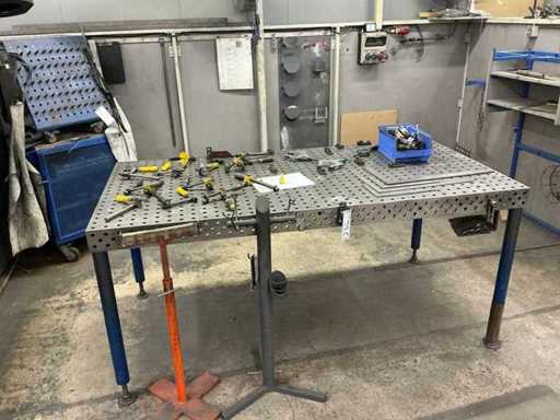 Perforated Welding Table