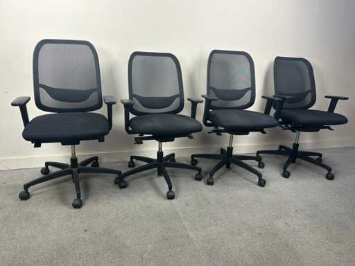 INVICTA - Chaises de bureau (8x)