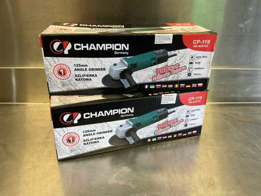 Meuleuse d’angle Champion (2x)