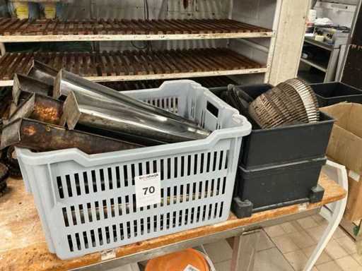 Partia różnych form do pieczenia