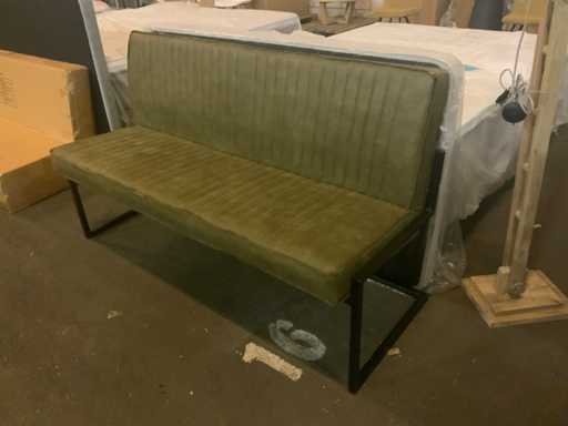 Milano Moss 155cm Dining table bench