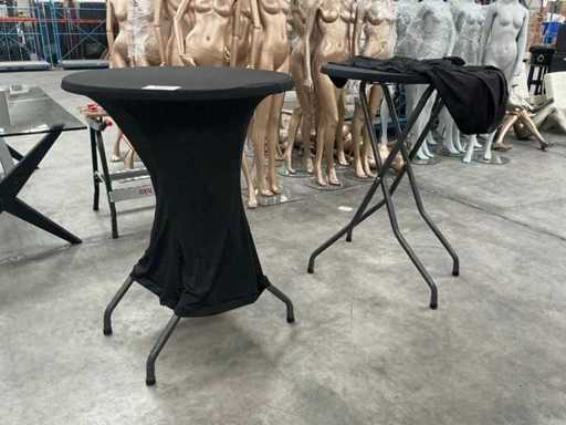 Folding standing table (2x)