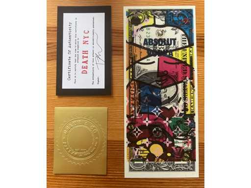 DEATH NYC: Absolut Vodka on US Dollar 5/100