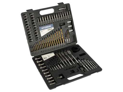 Mèches et perceuses Hyundai 101 pièces (42x)