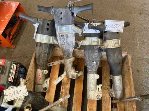 2019 BBG BA18 Pneumatic Demolition Hammer (4x)