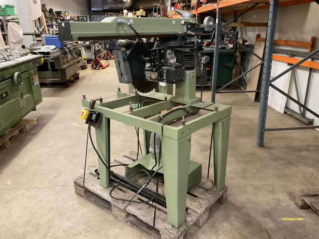 1999 Stromab RS 650 radial crosscut sawing machine