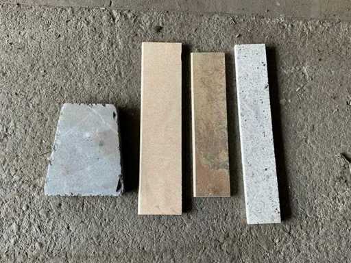 Lotto di vari battiscopa e piastrelle (pallet 6x)