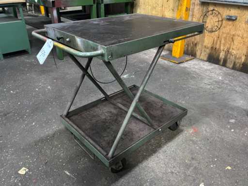 Table de levage ciseaux, mobile