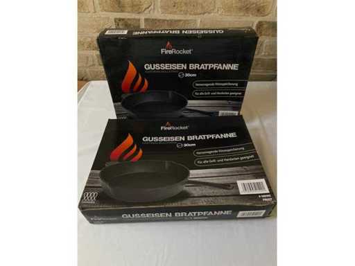 FireRocket - żeliwna patelnia (2x)