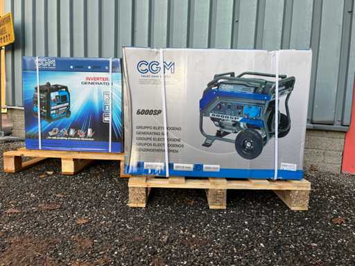 CGM 6000SP & 3300i Noodstroomaggregaat (2x)