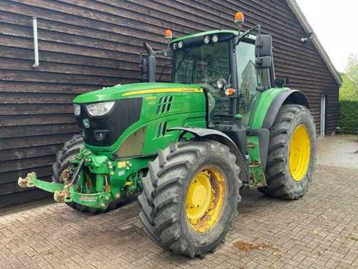 2018 John Deere 6155 M PowerQuad Vierwielaangedreven landbouwtractor