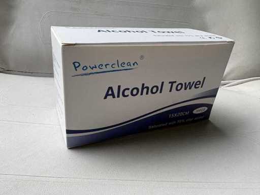 Power Clean - Alcohol Wipes - 30 pack (1200x)