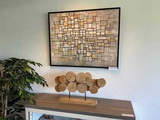 Décoration murale de Mondrian