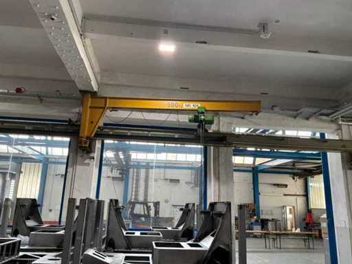 1985 CARL STAHL MONTOWANY NA ŚCIANIE DŹWIG OBROTOWY