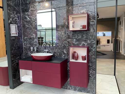 Villeroy&Boch Burgundy Badmeubel met wandkasten en waskommen