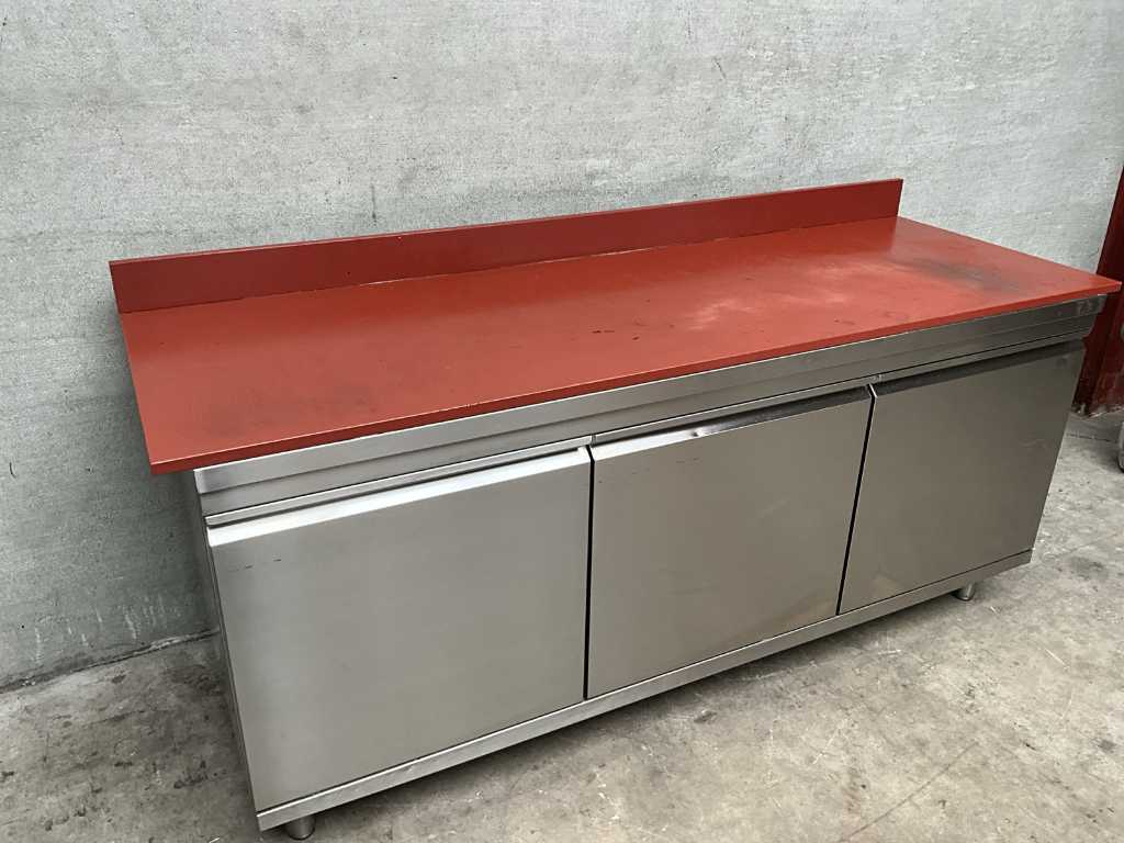 Schneidetisch aus rostfreiem Stahl
