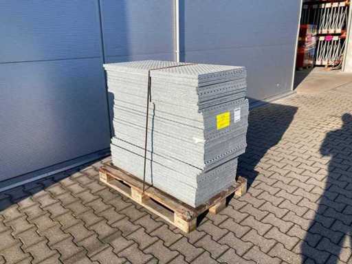Stahllattenboden 1090x540x25mm (41x)