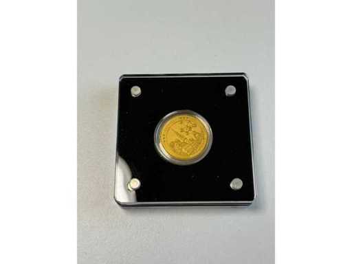 1/1000 ounce .999 Fijn Goud "Capitals of Europe" Riga - Beperkte Oplage 5.000