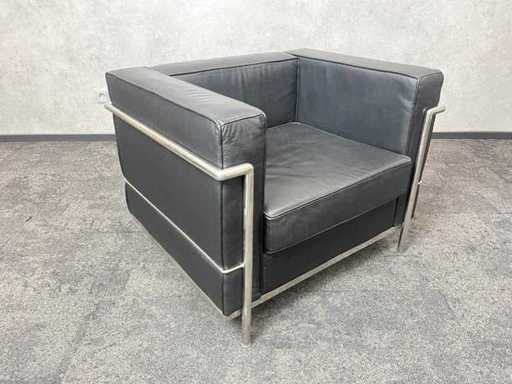 Leather design armchair