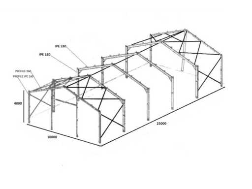 EMANUEL - steel constructions - Metal hall