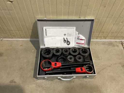 Kit de filetage central de 1/8-2" de rouleau
