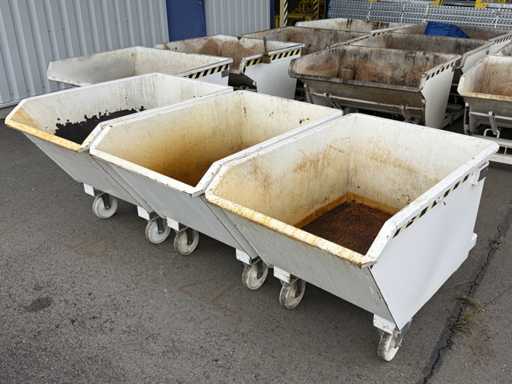 RR-INDUSTRIETECHNIK RUK-50 3 tipping containers 