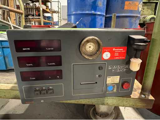 Lot Workshop Measurement Technology – Bosch ETT 008.31 Exhaust Gas Measuring Device + Snap-on Accessories – Used