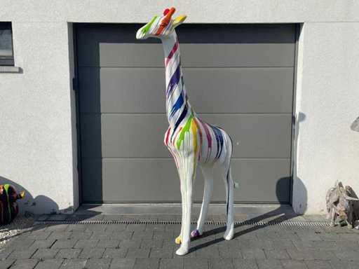 Giraffe Spezialfarbe Weiß/Trash H205cm