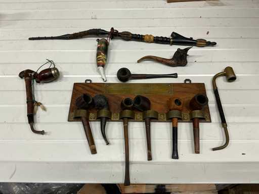 Un lot de pipe de tutun