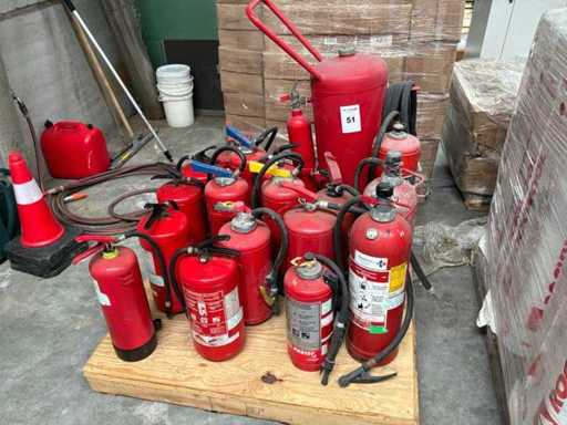 Partij diverse Brandblusser