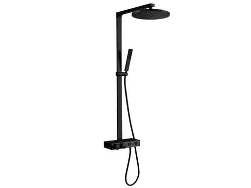 Mawialux thermostatisch design opbouw regendoucheset - mat zwart