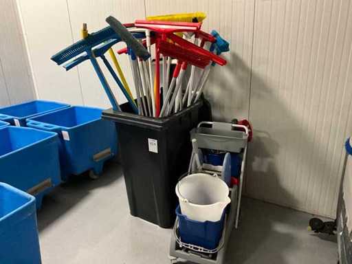 Partij reinigingsmateriaal