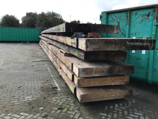 Wooden truss 20x102/140x2160cm