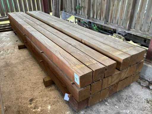 Wooden beams 4100x150x150mm (20x)