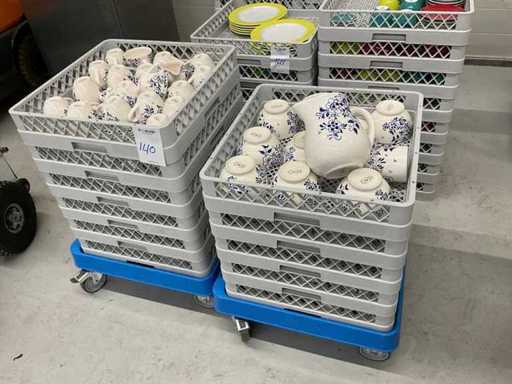 TS Holland All Holender Ręcznie Malowane Naczynia Delft, Zastawa Imprezowa